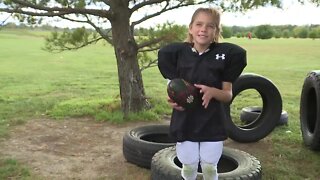Meet the 6-year-old girl who plays tackle football