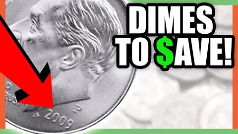 TOP 10 LOW MINTAGE DIMES WORTH MONEY - DIME COINS TO LOOK FOR!