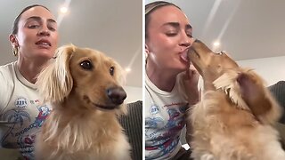 Girl Hilariously Tries the ‘I Think I Like This Little Life’ Challenge With Her Pup
