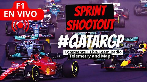 Live #Qatargp Sprint Shootout | Live Commentary | Live Timing and GPS Map