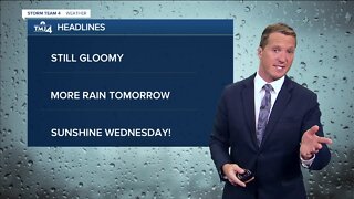 Cloudy weather continues with highs in the 50s today