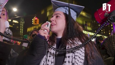 Columbia University Grads Throw Away Caps and Gowns in Protest of Banning of Pro-Palestine Groups