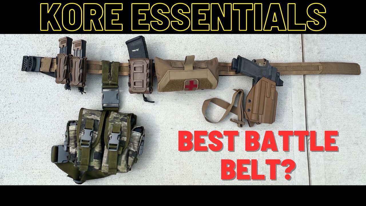 Ultimate Gun Belt? Kore Essentials' Battle Belt Review - The