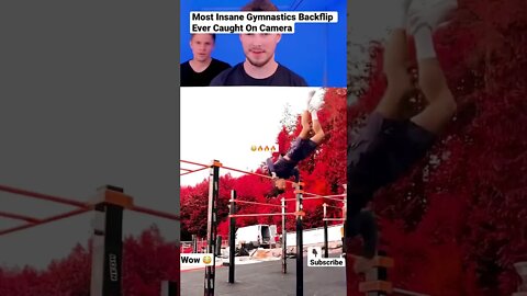 Most Insane Gymnastics Backflip Ever Caught On Camera #shorts #gymnasticclasses #gymnastics #flips