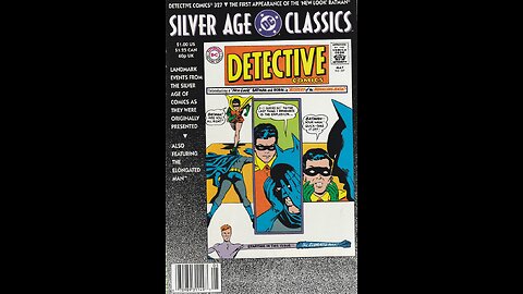 DC Silver Age Classics Detective Comics -- Issue 327 (1992, DC Comics) Review