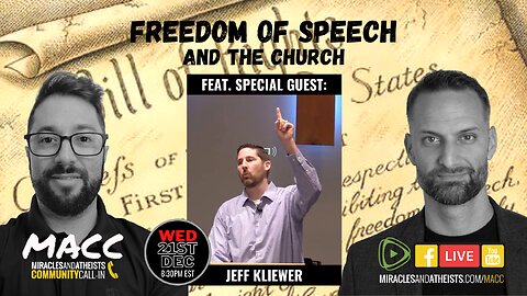 Censorship, Free Speech and The Church (w/ Special Guest Jeff Kliewer)