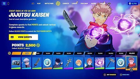 FREE REWARDS for EVERYBODY! (Fortnite x Jujutsu Kaisen Event)