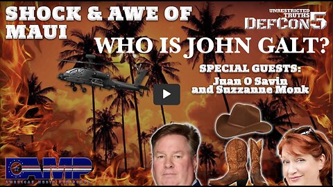 JAMES GRUNDVIG OF UNRESTRICTED TRUTHS W/ Shock & Awe of Maui W/ 107 THX John Galt