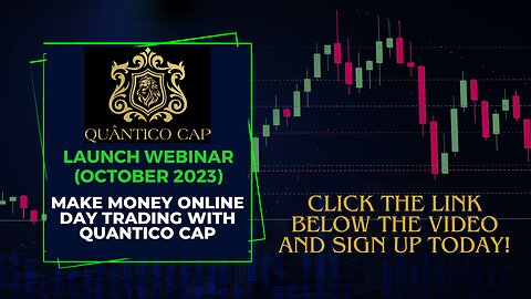 Quantico Cap Launch Webinar with Erick Salgado (October 2023) | Make Money Online Day Trading on Nasdaq and S&P500 | Make Money From Home Trading with (New and Improved) Quantico Cap Pro!
