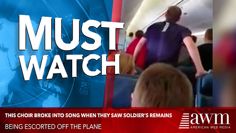 High School Choir Sees Fallen Soldier’s Remains Being Escorted Off Plane, Breaks Into Hymn