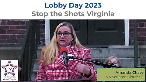 Delegate Amanda Chase - Lobby Day 2023