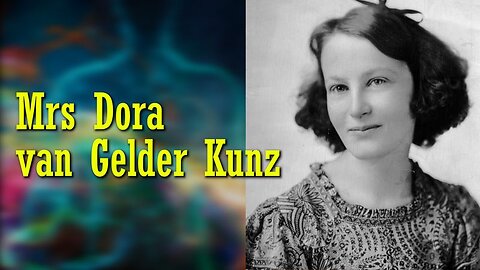 Mrs Dora van Gelder Kunz
