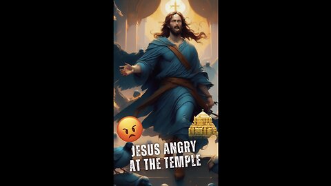 Jesus Angry at the Temple😡⛪️