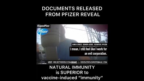 DOCUMENTS RELEASED FROM PFIZER REVEAL
