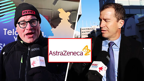 Ezra Levant presses AstraZeneca executive on vaccine mandates at World Economic Forum