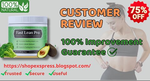 Fast Lean Pro Reviews Weight Loss