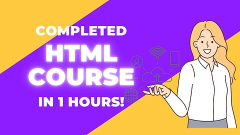 Html Tutorial for Beginner to Expert | Complete Html course in 1 hours