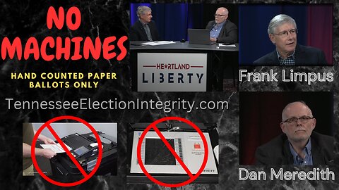 3-15-2023 Heartland Liberty Live Wednesday 8-9pm | Interview with Frank Limpus | Voting Machines Are Not Secure
