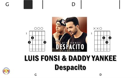LUIS FONSI & DADDY YANKEE Despacito - (Chords & Lyrics like a Karaoke) HD