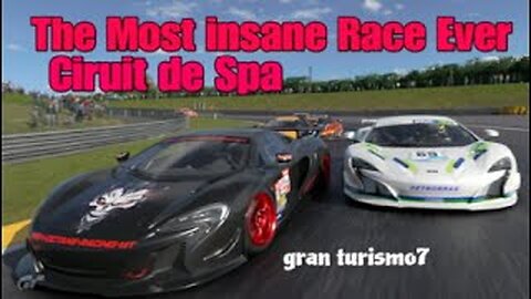 gran turismo7 the most insane race ever at circuit de spa #gt7 #granturismo7 #granturismo #ps5
