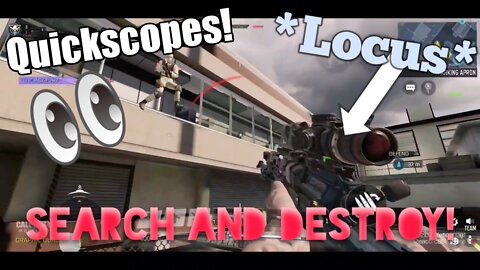 Quickscope Sniper Montage with *LOCUS*! | Ranked Search and Destroy!