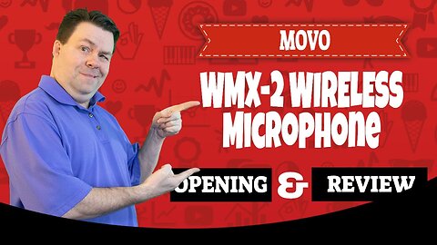 MOVO WMX-2 Wireless Microphone System Box Opening