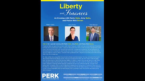 PERK Special Event: Liberty & Finances