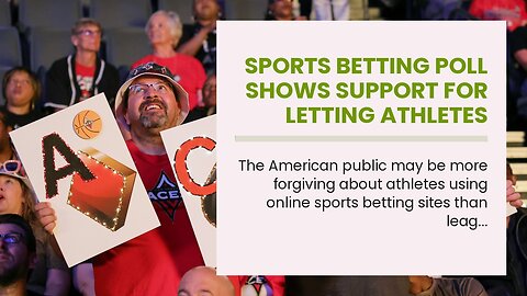 Sports Betting Poll Shows Support for Letting Athletes Wager