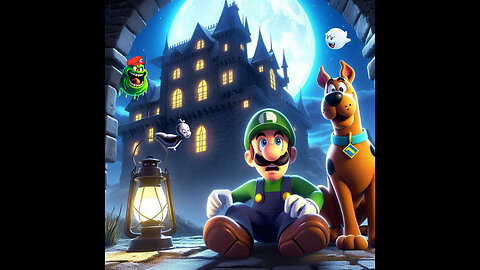 Luigi And Scooby Doo 🟢🐕