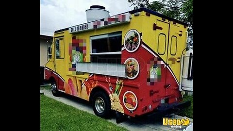 Chevrolet P30 Mobile Kitchen Food Truck with Fire Suppression System for Sale in South Carolina