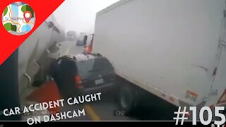 Driver Overtaking Crashes And Causes 4 Car Pile-up - Dashcam Clip Of The Day #105