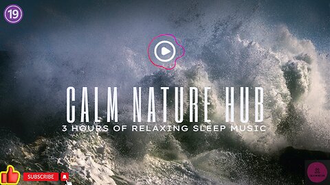 Ocean Waves 🌊 for #deepsleep 😴 #meditation | 3 Hours of Soothing White Noise | #19