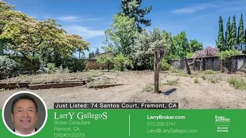 $1,200,000 - 74 Santos Ct. Fremont, Ca. 94536 CASH ONLY, AS IS, Over 3/4 of an Acre