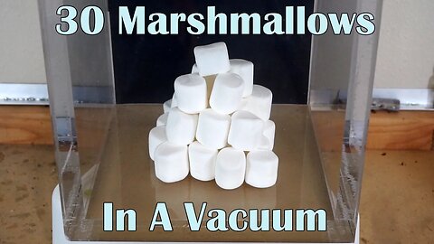 What Happens When You Put 30 Marshmallows In A Huge Vacuum Chamber?