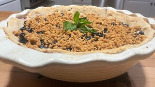 Grain Free Blueberry Pie