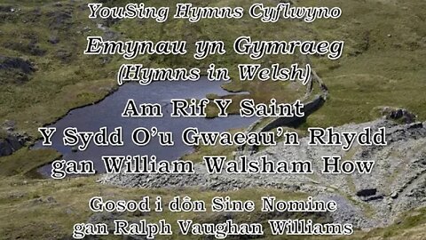 Am Rif Y Saint Y Sydd O'u Gwaeau'n Rhydd (Sine Nomine)