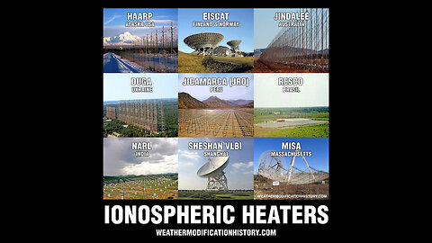 HAARP Ionispheric Heaters World Wide Revised