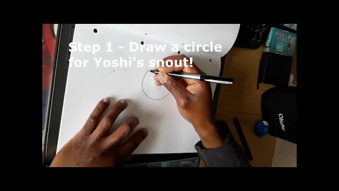 How To Draw Super Yoshi STEP BY STEP EASY