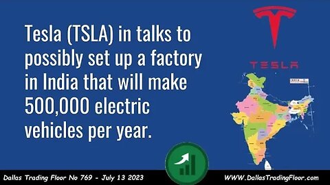 Tesla to Possibly Open a Factory in India