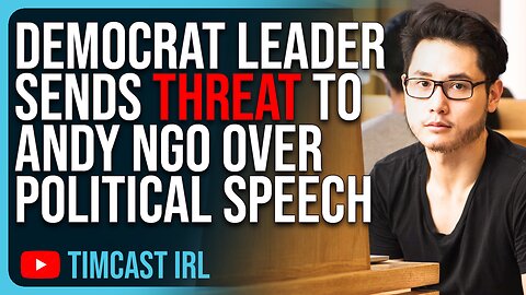 Democrat Leader Sends TERROR THREAT To Andy Ngo Over Political Speech