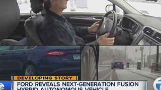 Ford reveals next generation Fusion Hybrid autonomous vehicle