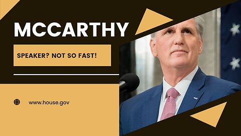 McCarthy need not be Speaker