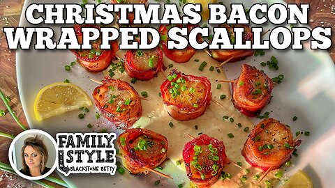 Christmas Bacon Wrapped Scallops | Blackstone Griddles