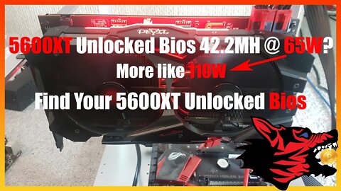 5600XT Crypto Mining Unlocked Bios/ 42.2MH 65w I Dont Think So