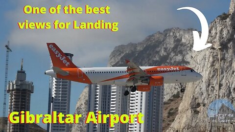 Smooth Approach Land/Depart at Gibraltar with Radio Comm