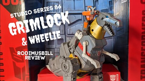 Studio Series 86 GRIMLOCK with AUTOBOT WHEELIE Transformers Leader Class Review by Rodimusbill