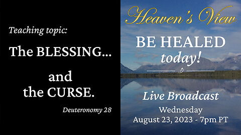 Yahweh's MIRACULOUS INSTANT HEALING Live Broadcast! - August 23, 2023
