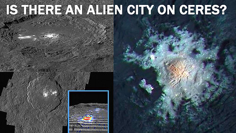 Caught on Tape 2023, UFO 2023, Bright 'City Lights' Found on Ceres by NASA