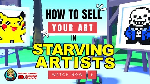 How To Sell Your Art In Starving Artist (Step by Step)