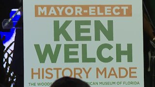 Ken Welch makes victory speech in St. Petersburg